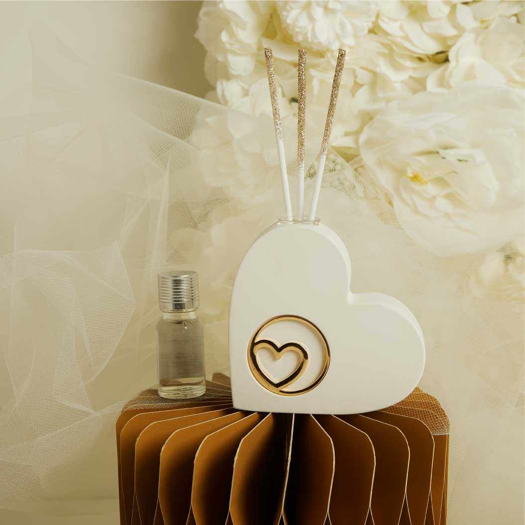 26273 - diffusore cuore con cuore oro